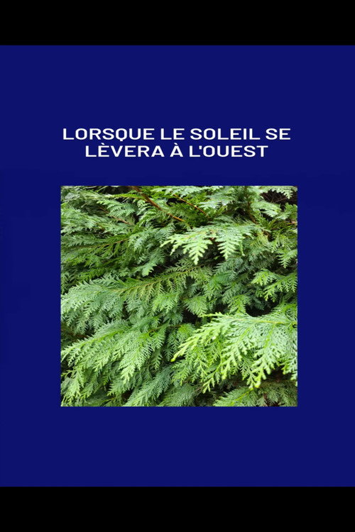 Lorsque le soleil se lèvera à l'ouest poster
