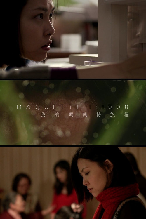 Maquette 1:1000 poster