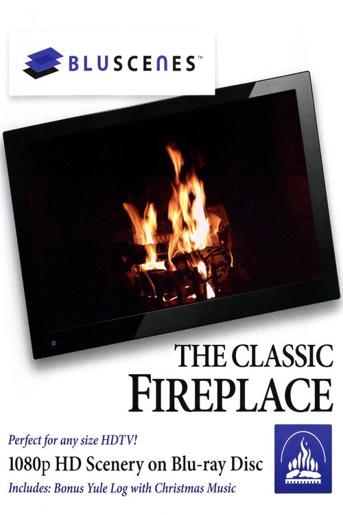 BluScenes: The Classic Fireplace poster
