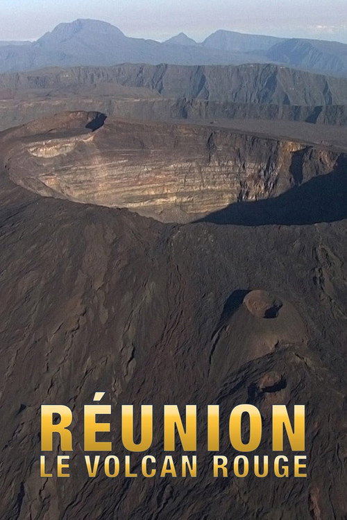 Réunion le volcan rouge poster