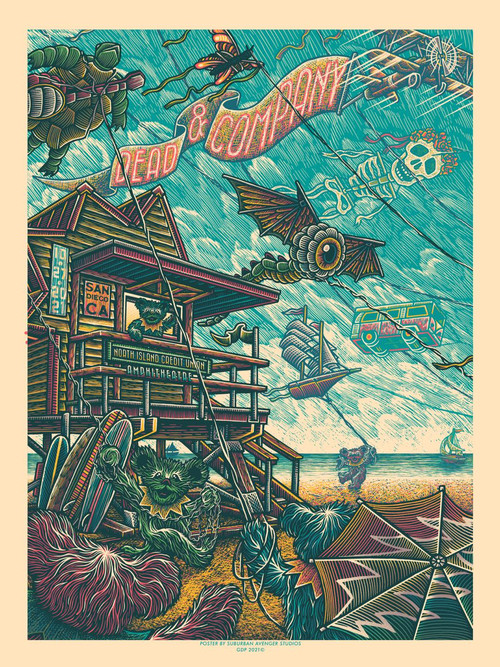 Dead & Company: 2021.10.27 - North Island Credit Union Amphitheatre - Chula Vista, CA poster