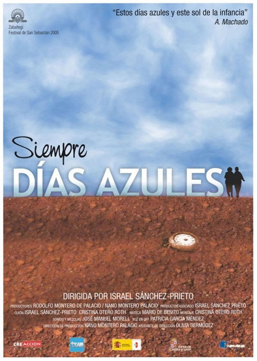 Siempre días azules poster