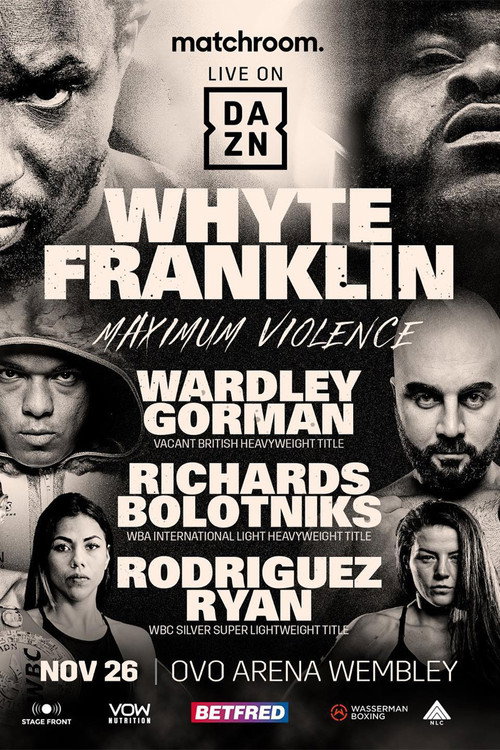 Dillian Whyte vs. Jermaine Franklin poster