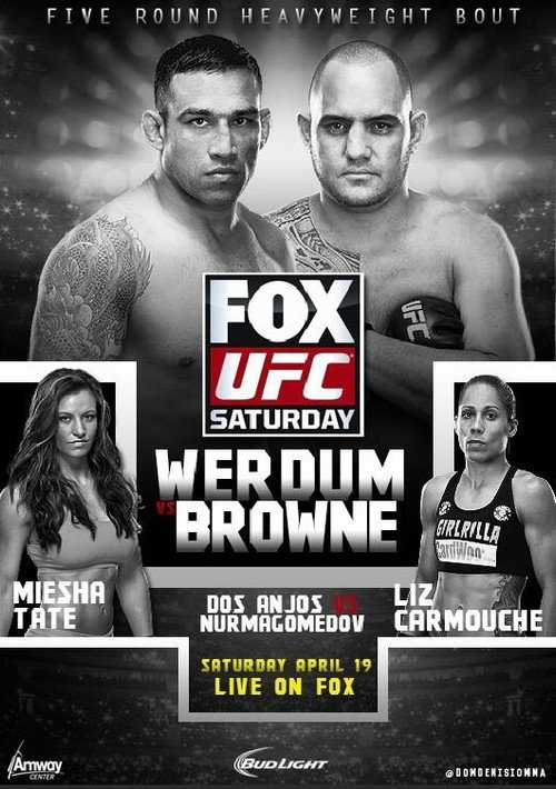 UFC on Fox 11: Werdum vs. Browne poster