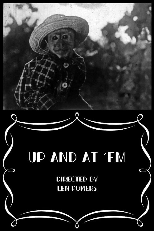Up and at 'Em poster