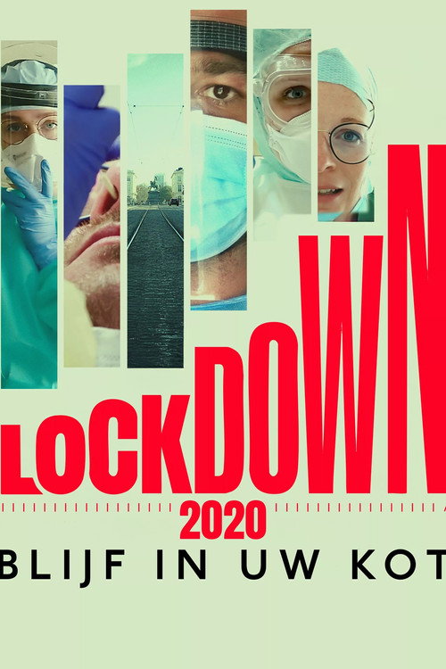 Lockdown 2020, blijf in uw kot! poster