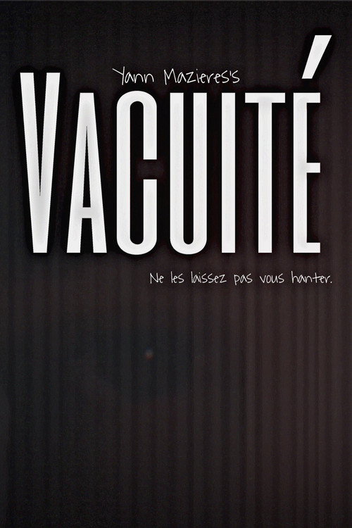 VACUITÉ poster