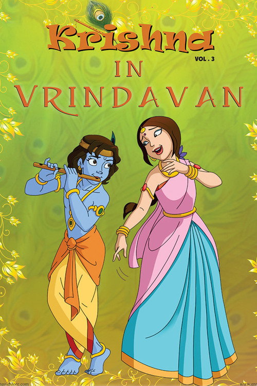 Krishna in Vrindavan poster