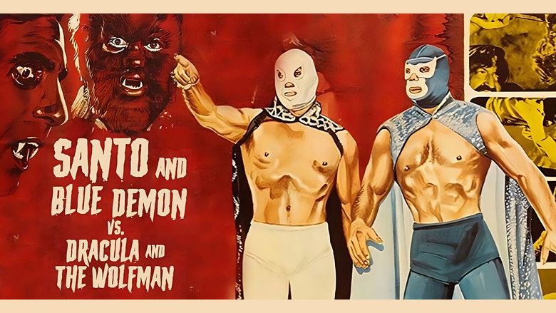 Santo and Blue Demon vs. Dracula and the Wolf Man still 1