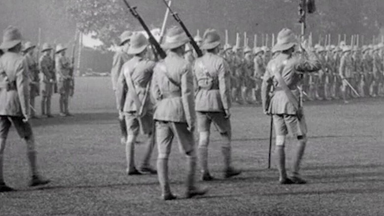 5th Calcutta Battalion: Presentation of Colours by H.E. The Viceroy still 1