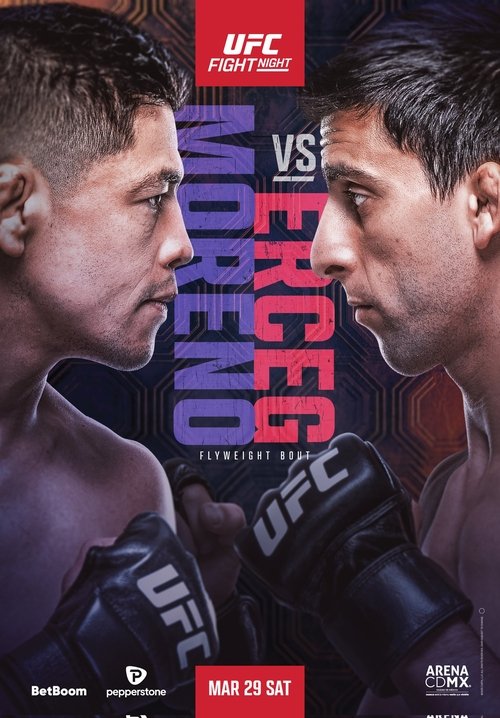 UFC on ESPN 64: Moreno vs. Erceg poster